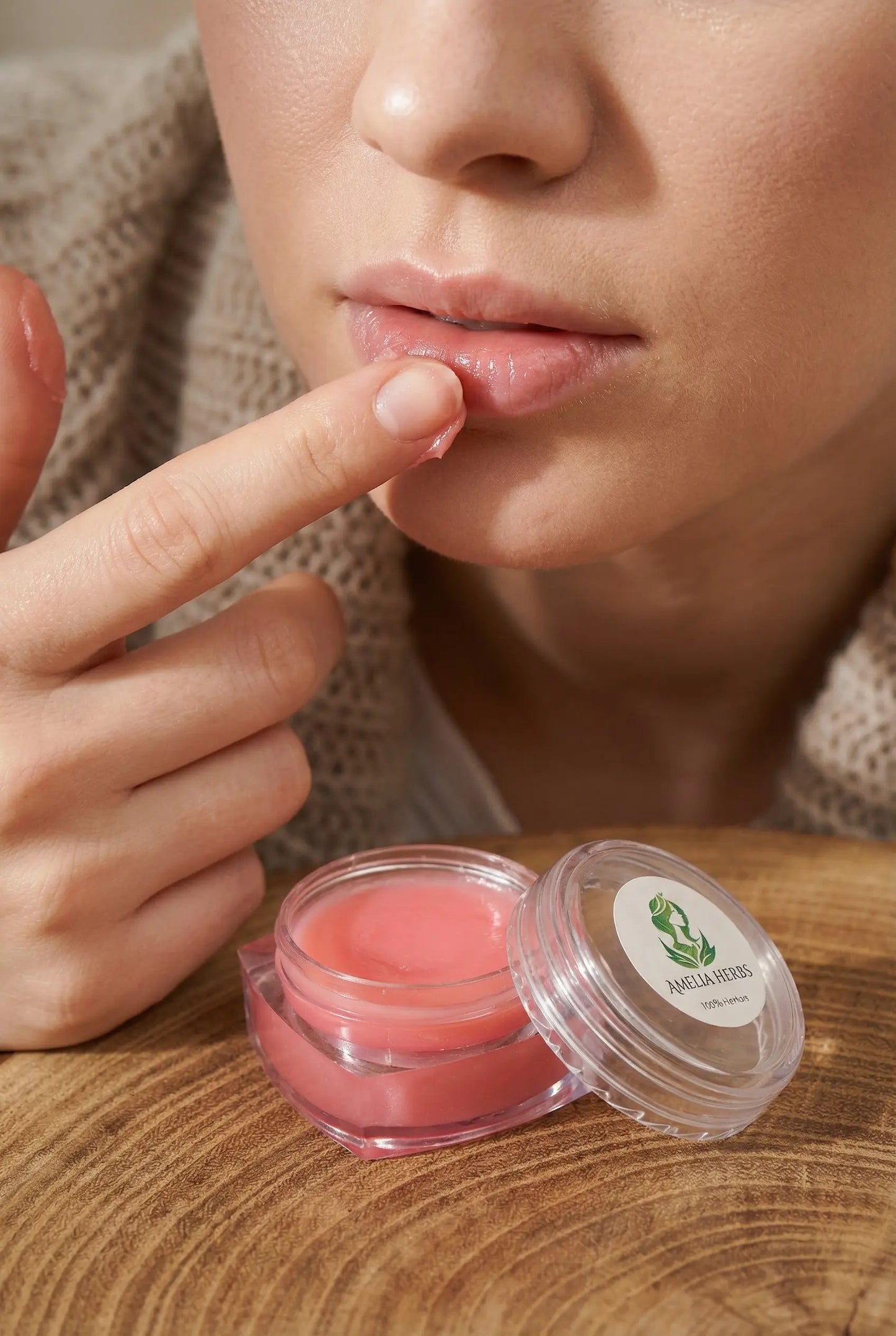 Anelia Herbs Strawberry & Rose Lip Balm