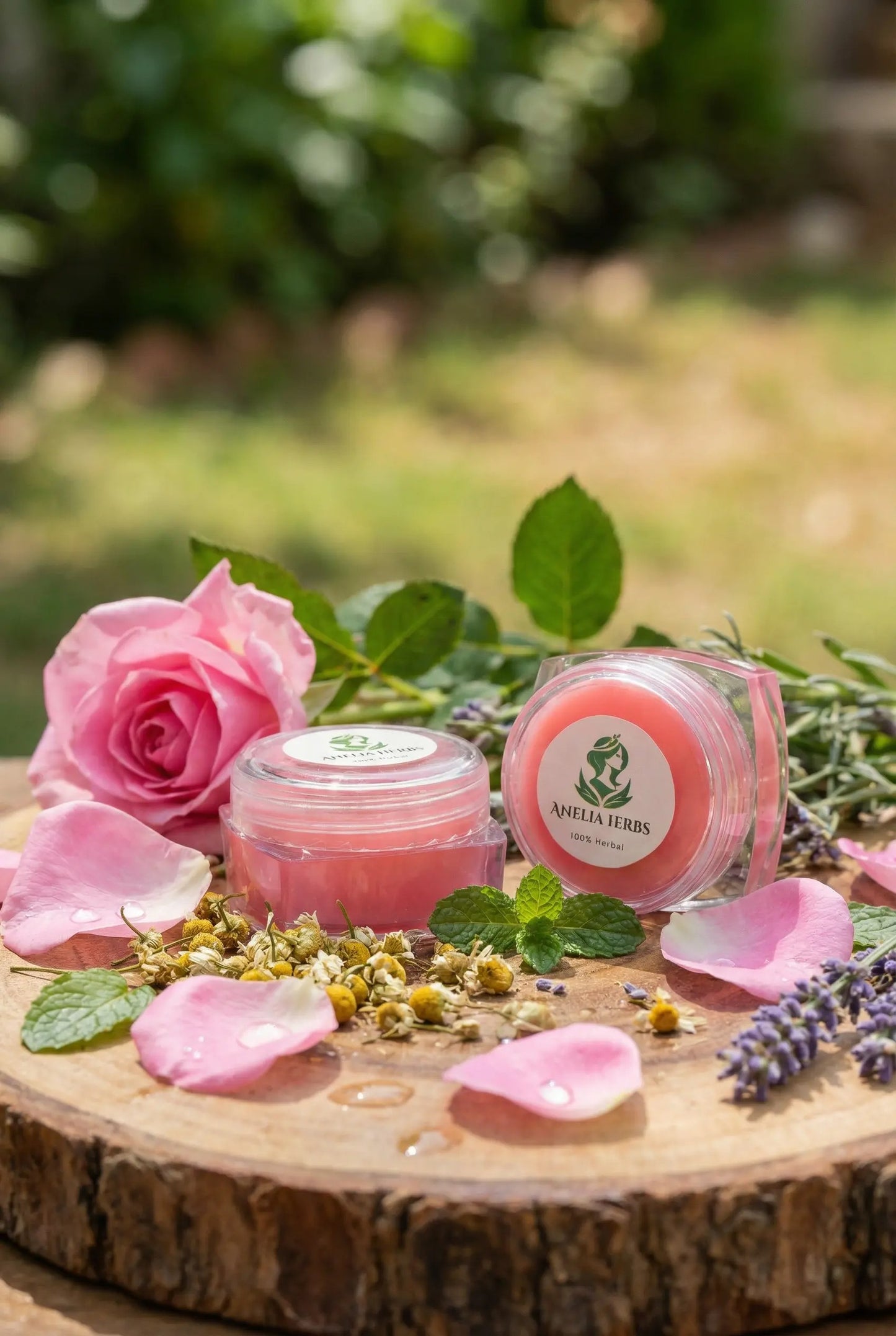 Anelia Herbs Strawberry & Rose Lip Balm