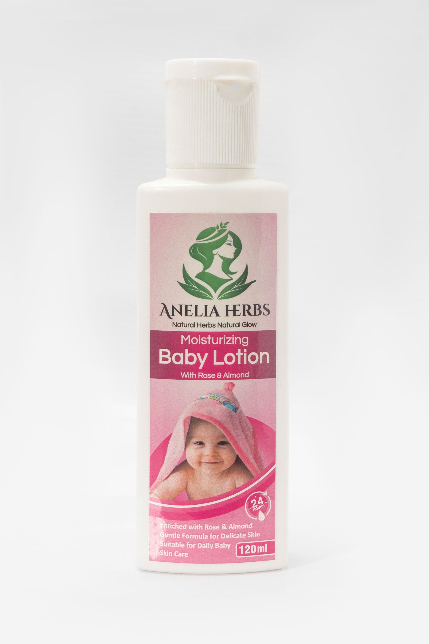 Anelia Herbs Almond & Rose Baby Moisturizing Lotion