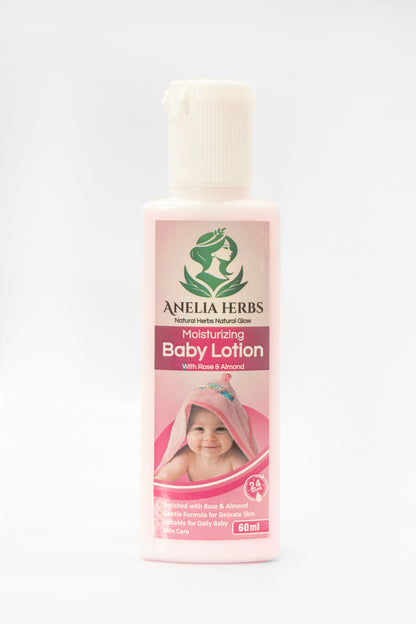 Anelia Herbs Almond & Rose Baby Moisturizing Lotion